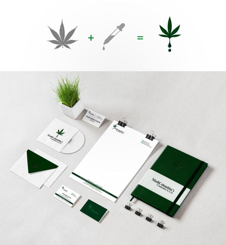 Diseño de Marca - Medicolombias Cannabis